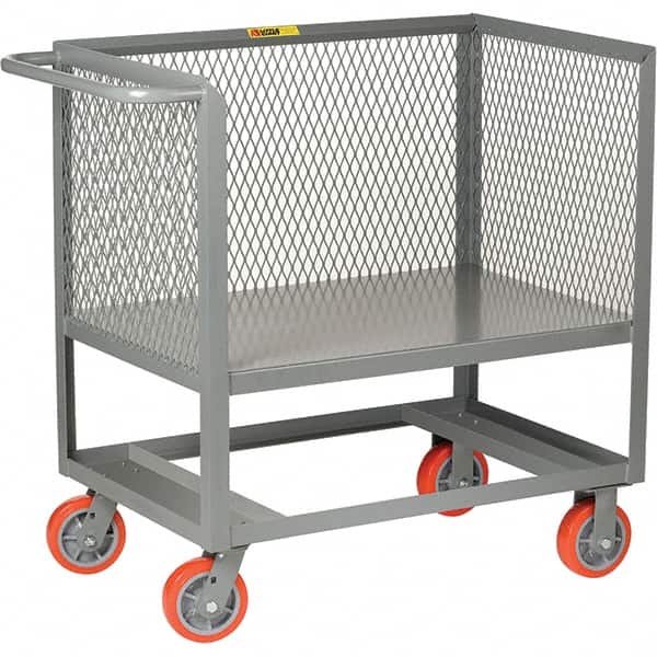 Little Giant - 2,000 Lb Capacity, 1 Shelf, Platform Truck - 41" Long x 24" Wide x 40" High - Exact Tooling