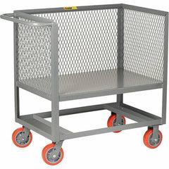 Little Giant - 2,000 Lb Capacity, 1 Shelf, Platform Truck - 53" Long x 30" Wide x 40" High - Exact Tooling