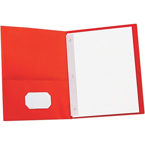 UNIVERSAL - 11" Long x 8-1/2" Wide Pocket with Fasteners - Red - Exact Tooling