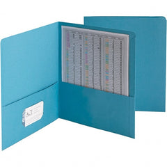 SMEAD - 11" Long x 8-1/2" Wide Pocket - Blue - Exact Tooling