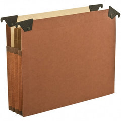 Pendaflex - 12 x 10", Letter Size, Brown, Hanging File Folder - 1/5 Tab Cut Location - Exact Tooling
