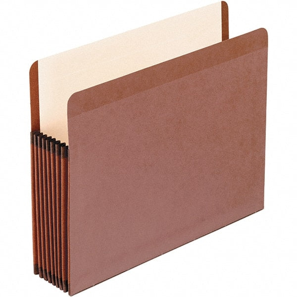 Pendaflex - 11-3/4 x 9-1/2", Letter Size, Brown, Expansion Folders - Straight Tab Cut Location - Exact Tooling