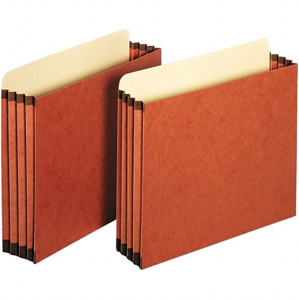 Pendaflex - 11-3/4 x 10-1/4", Letter Size, Redrope, 3-1/2" Expanding Wallet - Straight Tab Cut Location - Exact Tooling