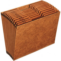 Pendaflex - 12 x 10", Letter Size, Brown, Expansion Folders - 1/3 Tab Cut Location - Exact Tooling