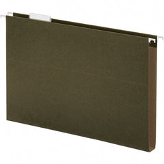 UNIVERSAL - 9-1/2x11-3/4", Legal, Standard Green, Hanging File Folder - 11 Point Stock, 1/5 Tab Cut Location - Exact Tooling