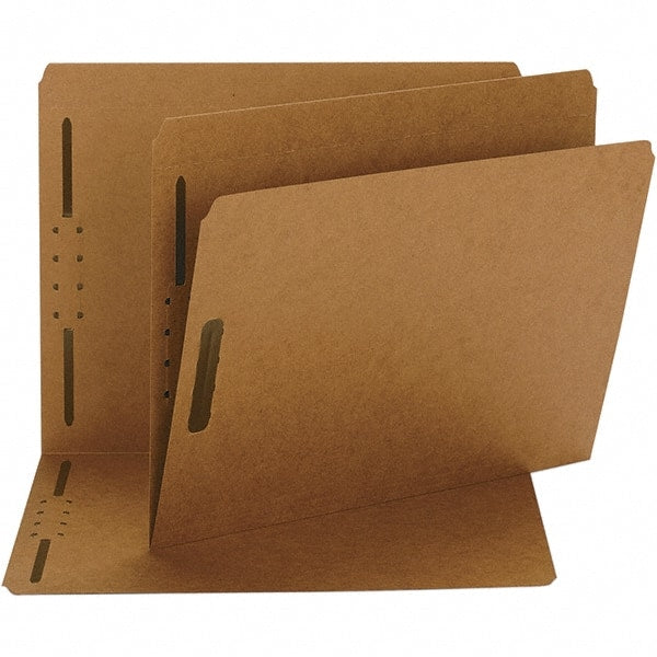 SMEAD - 11-5/8 x 9-1/2", Letter Size, Brown, File Folders with Top Tab - 11 Point Stock, Straight Tab Cut Location - Exact Tooling