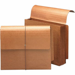 SMEAD - 12-1/4 x 9-1/2", Letter Size, Redrope, 5-1/4" Expanding Wallet - Straight Tab Cut Location - Exact Tooling