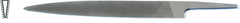6" Knife File, Cut 0 - Exact Tooling