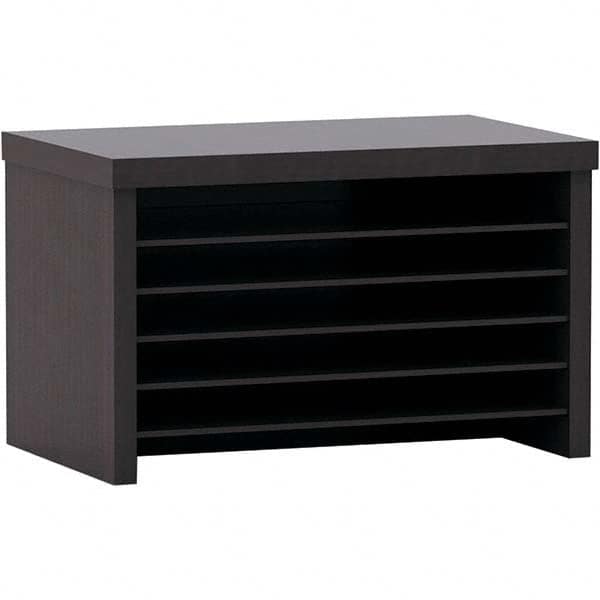 ALERA - Desktop File Organizers Type: Book Shelf Color: Espresso - Exact Tooling