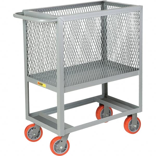 Little Giant - 2,000 Lb Capacity, 1 Shelf, Platform Truck - 41" Long x 24" Wide x 40" High - Exact Tooling