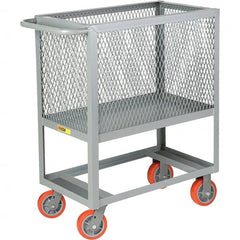 Little Giant - 2,000 Lb Capacity, 1 Shelf, Platform Truck - 53" Long x 24" Wide x 40" High - Exact Tooling