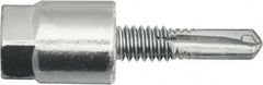 Powers Fasteners - 3/8" Zinc-Plated Steel Vertical (End Drilled) Mount Threaded Rod Anchor - 1/4" Diam x 1-1/2" Long, Hex Head, 2,375 Lb Ultimate Pullout, For Use with Steel - Exact Tooling