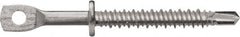 Powers Fasteners - 3/16" Zinc-Plated Steel Eyelet Mount Threaded Rod Anchor - 1/4" Diam x 3-1/4" Long, Eyelet Head, 590 Lb Ultimate Pullout, For Use with Steel - Exact Tooling