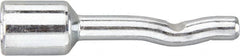 Powers Fasteners - 1/4" Diam, 3/16" Drill, 1-3/4" OAL, 3-5/8" Min Embedment Pin Anchor Concrete Anchor - 1038 Carbon Steel, Zinc-Plated Finish, Round Head, Hammer Drive, 1/2" Thread Length - Exact Tooling