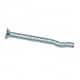 Powers Fasteners - 3/16" Diam, 3/16" Drill, 3" OAL, 2" Min Embedment Pin Anchor Concrete Anchor - 1038 Carbon Steel, Zinc-Plated Finish, Flat Head, Hammer Drive - Exact Tooling