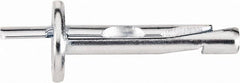 Powers Fasteners - 1/4" Diam, 6mm Drill, 1-3/8" OAL, Hammer Drive Concrete Anchor - 1008 Carbon Steel, Zinc-Plated Finish, Flat Head, Hammer Drive - Exact Tooling