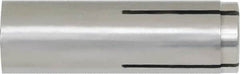 Powers Fasteners - 3/8" Diam, 1/2" Drill, 1-9/16" OAL, Drop-In Concrete Anchor - 316 Stainless Steel, Hammer Drive, 5/8" Thread Length - Exact Tooling