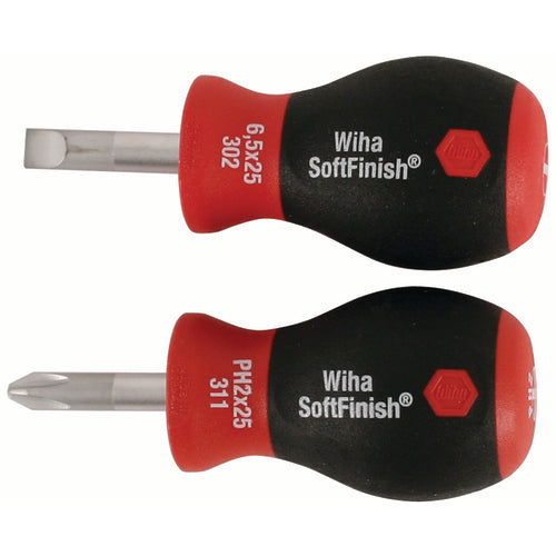2 PC SOFTFINISH STUBBY SLOTTED/PHLP - Exact Tooling