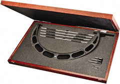 Starrett - Interchangeable-Anvil Micrometers Operation Type: Mechanical Minimum Measurement (mm): 500.00 - Exact Tooling