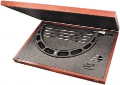 Starrett - Interchangeable-Anvil Micrometers Operation Type: Mechanical Minimum Measurement (Decimal Inch): 16.0000 - Exact Tooling