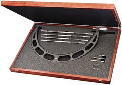 Starrett - Interchangeable-Anvil Micrometers Operation Type: Mechanical Minimum Measurement (mm): 400.00 - Exact Tooling