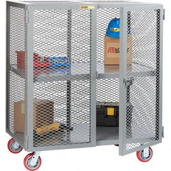 Little Giant - 1 Shelf Mobile Storage Cabinet - Steel, 73" Wide x 33" Deep x 57" High - Exact Tooling