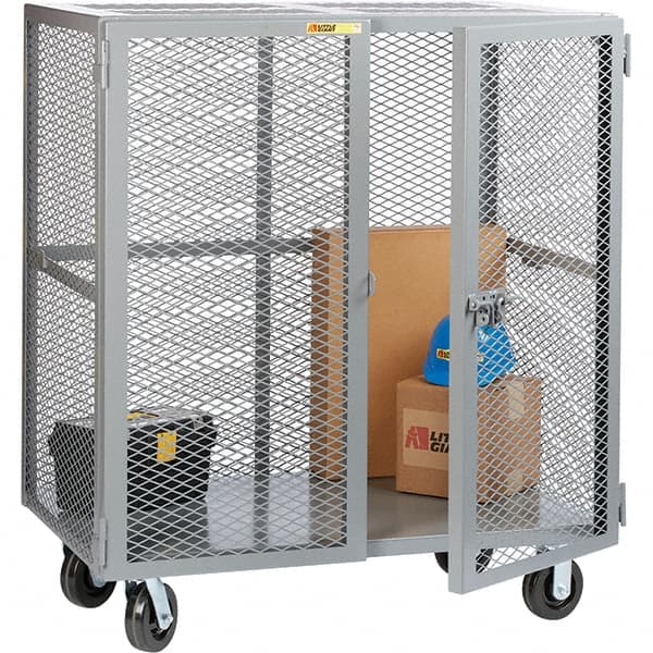 Little Giant - Mobile Storage Cabinet - Steel, 49" Wide x 27" Deep x 57" High - Exact Tooling