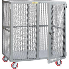 Little Giant - 1 Shelf Mobile Storage Cabinet - Steel, 61" Wide x 39" Deep x 57" High - Exact Tooling