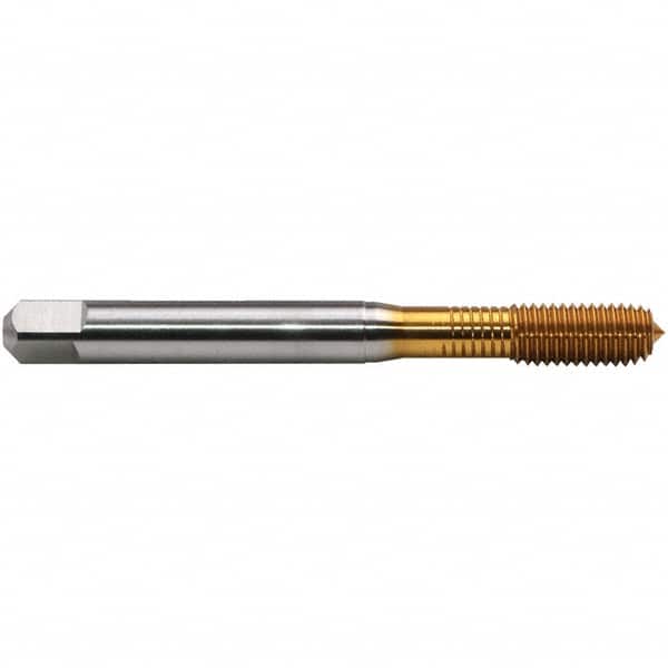 Emuge - M3x0.50 LK-M BT Modified Bottoming Thread Forming Tap - High Speed Steel, Bright Finish, 56mm OAL, 11mm Thread Length, Right Hand Thread, Series B0911400 - Exact Tooling