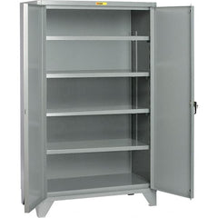 Little Giant - 4 Shelf Storage Cabinet - Steel, 48" Wide x 32" Deep x 78" High - Exact Tooling