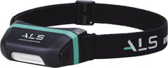 Advanced Lighting Systems - 3 Volt, Black Head Light - 120 Lumens, Rechargeable Battery, LED Lamp - Exact Tooling