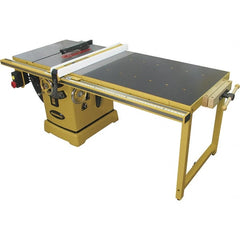 Jet - 10" Blade Diam, 5/8" Arbor Diam, 3 Phase Table Saw - 5 hp, 230/460 Volt, 11-1/4" Cutting Depth - Exact Tooling