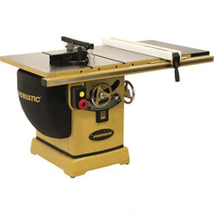 Powermatic - 10" Blade Diam, 5/8" Arbor Diam, 1 Phase Table Saw - 3 hp, 230 Volt, 11-1/4" Cutting Depth - Exact Tooling