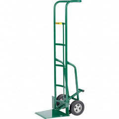 Little Giant - 800 Lb Capacity 60" OAH Hand Truck - Continuous Handle, Steel, Rubber Wheels - Exact Tooling