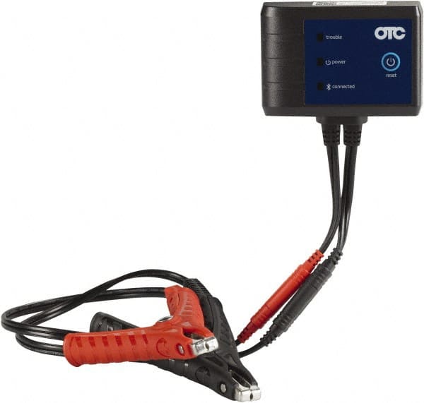 OTC - 6/12/24 Volt Digital Battery & System Tester - 100 to 2,000 CCA Range, 20" Cable - Exact Tooling
