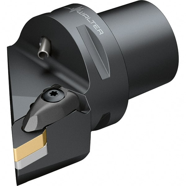Walter - 93° Lead Angle, Indexable Turning Toolholder - 128mm OAL, Series DDJN-CAPTO-AUSSEN - Exact Tooling