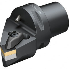 Walter - 75° Lead Angle, Indexable Turning Toolholder - 103mm OAL, Series DSRN-CAPTO-AUSSEN - Exact Tooling