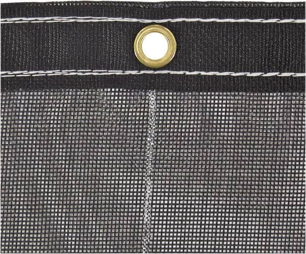 Buyers Products - 20' Long x 7' Wide Vinyl & Polyester Tarp & Dust Cover - Black, Grommet, 9 to 10 mil Thickness - Exact Tooling