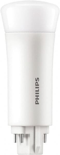 Philips - 5 Watt LED Commercial/Industrial 4 Pin Lamp - 4,000°K Color Temp, 580 Lumens, Plug-in-Vertical, 50,000 hr Avg Life - Exact Tooling