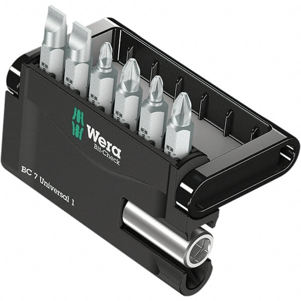 Wera - Screwdriver Bit Sets Type: Bit Set Drive Size: 1/4 (Inch) - Exact Tooling