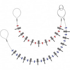 Value Collection - Screw Pitch Gages Threads per Inch Range: 3-3/8 - 85 Pitch Range (mm): 1.50-3.00 - Exact Tooling