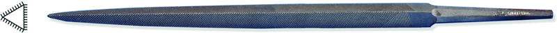 6" Three-Square File, Cut 4 - Exact Tooling