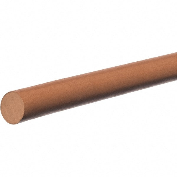Value Collection - 5' Long, Standard Round Viton Cord - 1/8" Diam, Brown - Exact Tooling