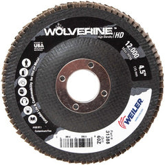 4 1/2″ - 7/8″ - 60 Grit - T29 Zirconium Wolverine Fast Cut Flap Disc - Exact Tooling