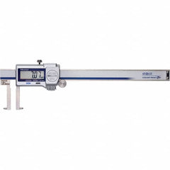 Mitutoyo - 0 to 6" Range 0.01mm Resolution, Electronic Caliper - Steel with 40mm Steel Jaws, 0.0015" Accuracy, SPC Output - Exact Tooling