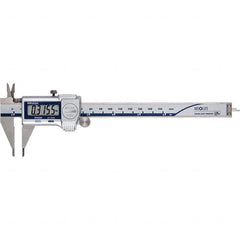 Mitutoyo - 0 to 6" Range 0.01mm Resolution, Electronic Caliper - Steel with 40mm Steel Jaws, 0.001" Accuracy, SPC Output - Exact Tooling
