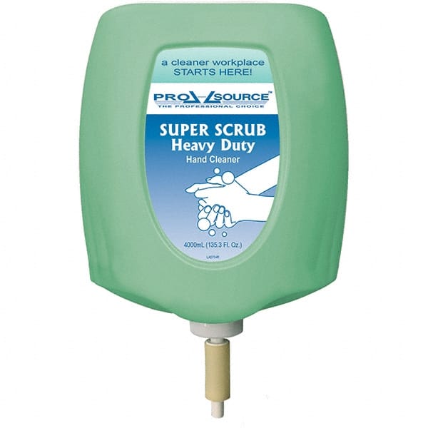 PRO-SOURCE - 4,000 mL Dispenser Refill Liquid Waterless Hand Cleaner - Light Green, Citrus Scent - Exact Tooling