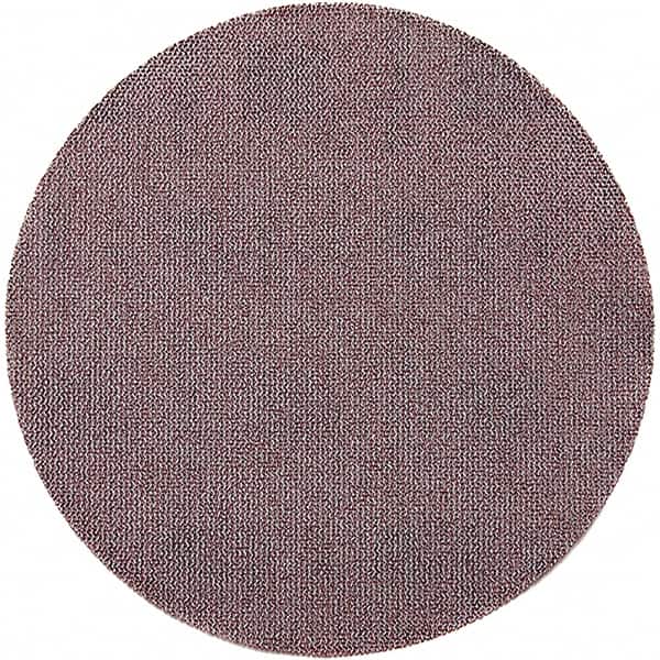 Mirka - 6" Diam, 220 Grit, Aluminum Oxide Hook & Loop Disc - Nonwoven, Mesh Backing, - Exact Tooling