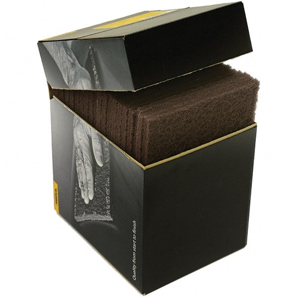 Mirka - Hand Pads Grade: Ultra Fine Overall Length (Inch): 6 - Exact Tooling