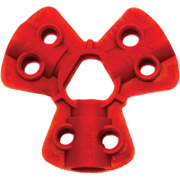 NMC - Plastic Pneumatic Fitting Lockout - 5/16" Max Shackle Diam - Exact Tooling